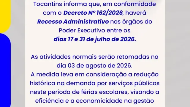 COMUNICADO RECESSO